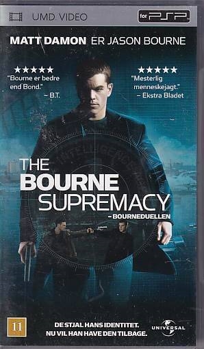 The Bourne Supremacy Bourneduellen - PSP UMD Film (B Grade) (Genbrug)